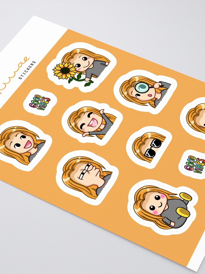 Emote Sticker Sheet product image (2)