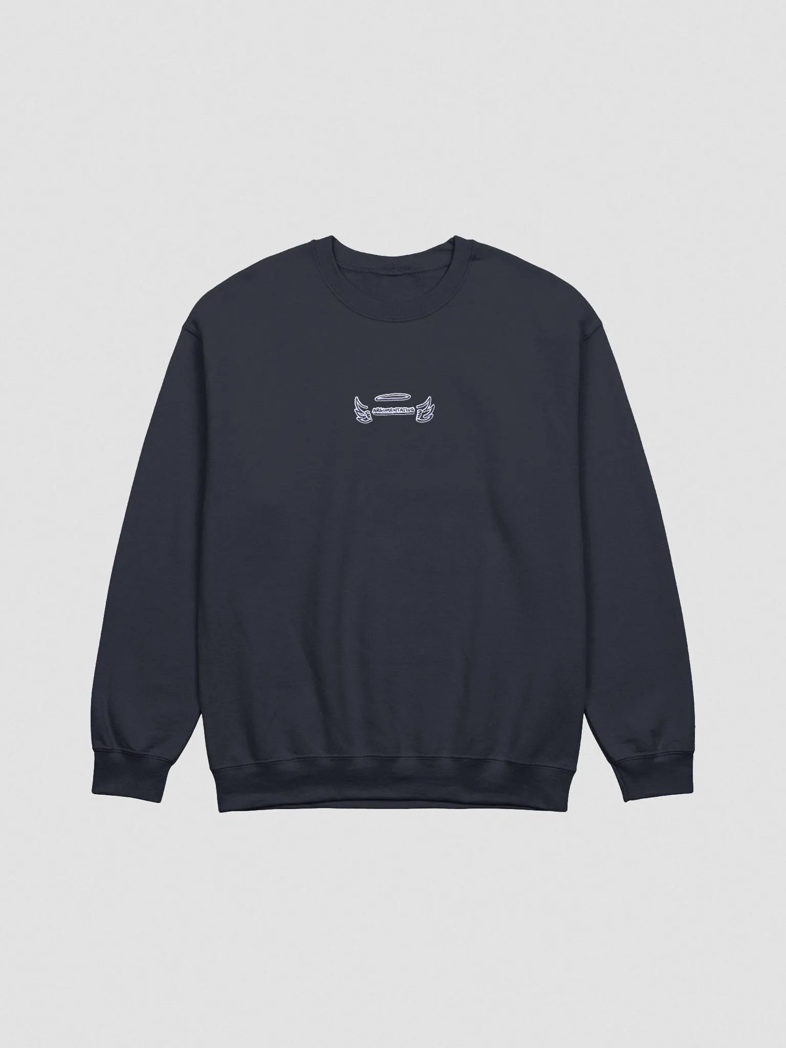 ANGELIC (navy bubble design) embroidered crewneck product image (4)