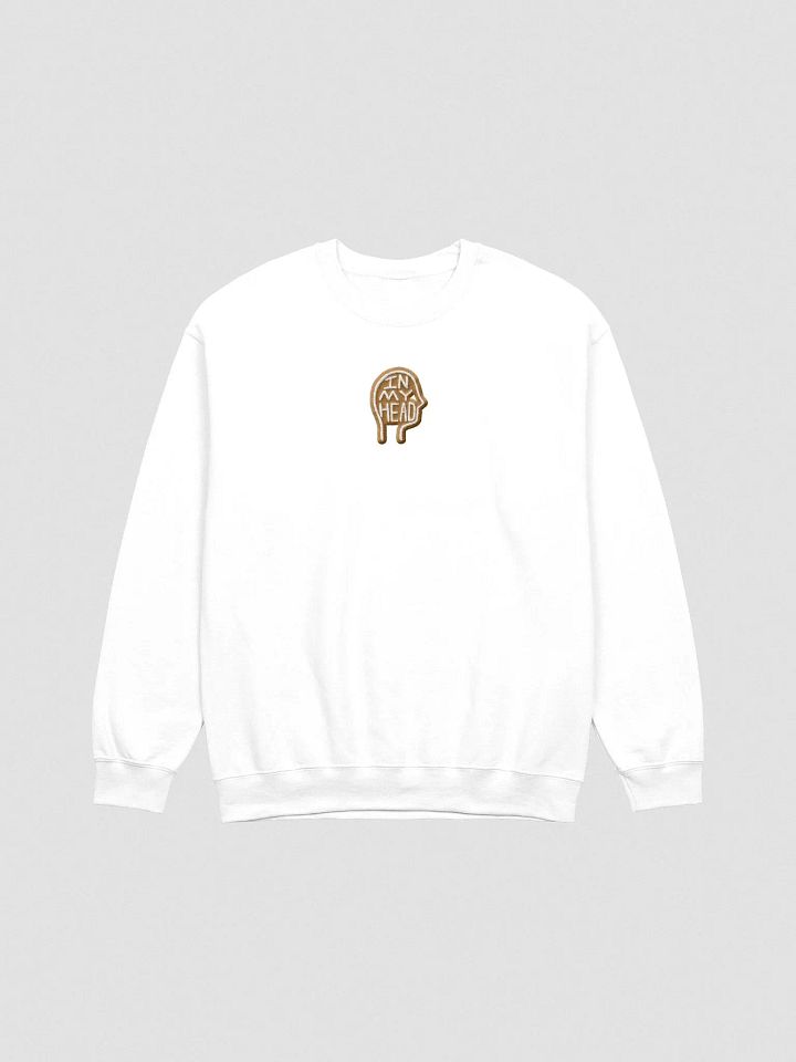 In My Head embroidered crewneck (brown bubble design 2) product image (2)