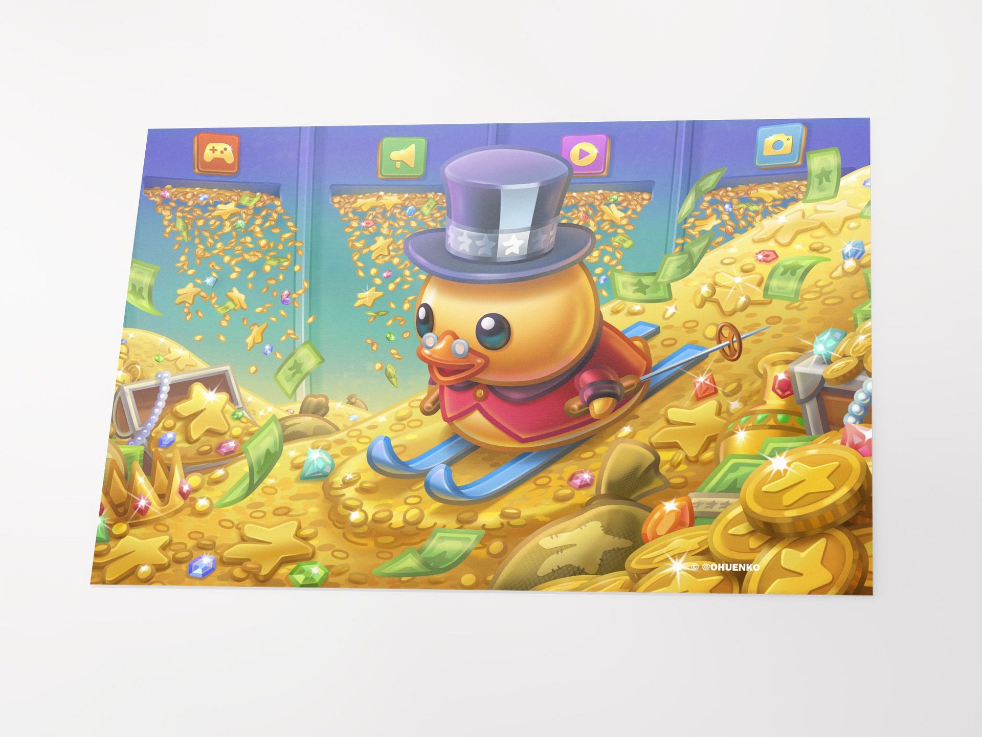 Poster impreso Telegram Stars product image (2)
