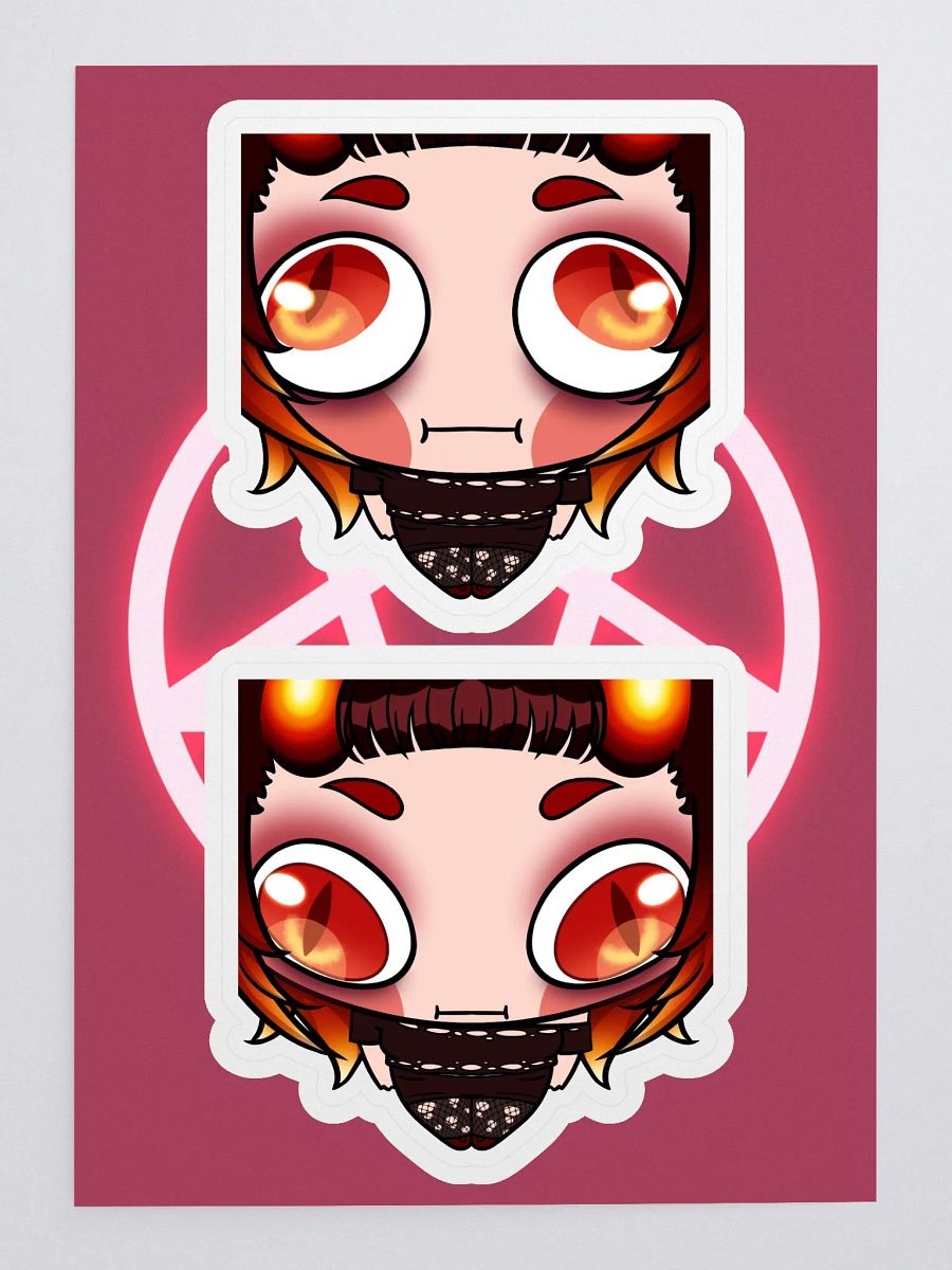 Flushed Emote Stickers product image (1)