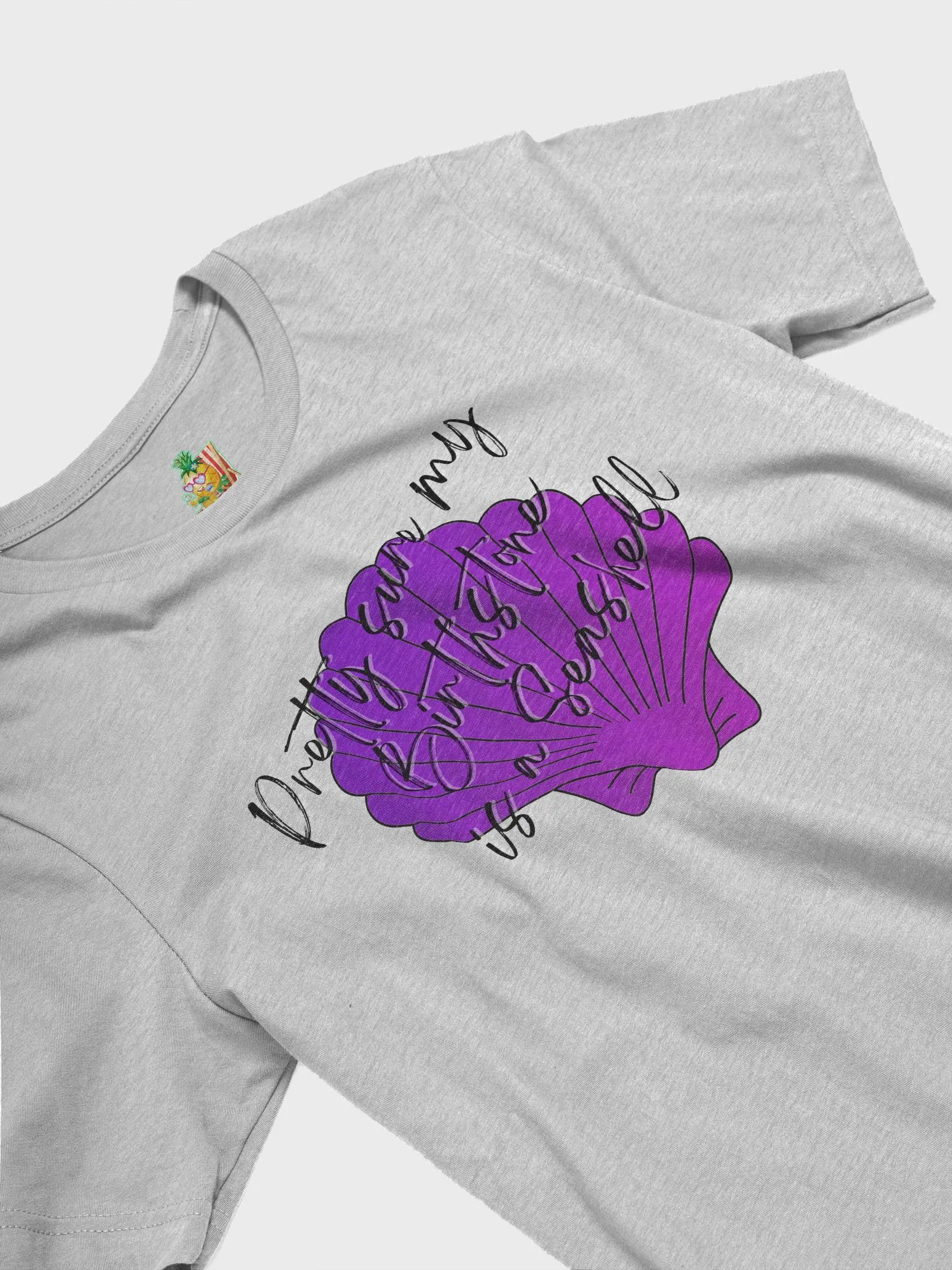 February Birthstone Seashell T-shirt product image (21)
