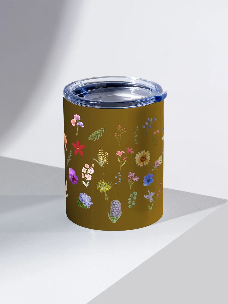 Floral Harmony 10oz Stainless Steel Tumbler product image (2)
