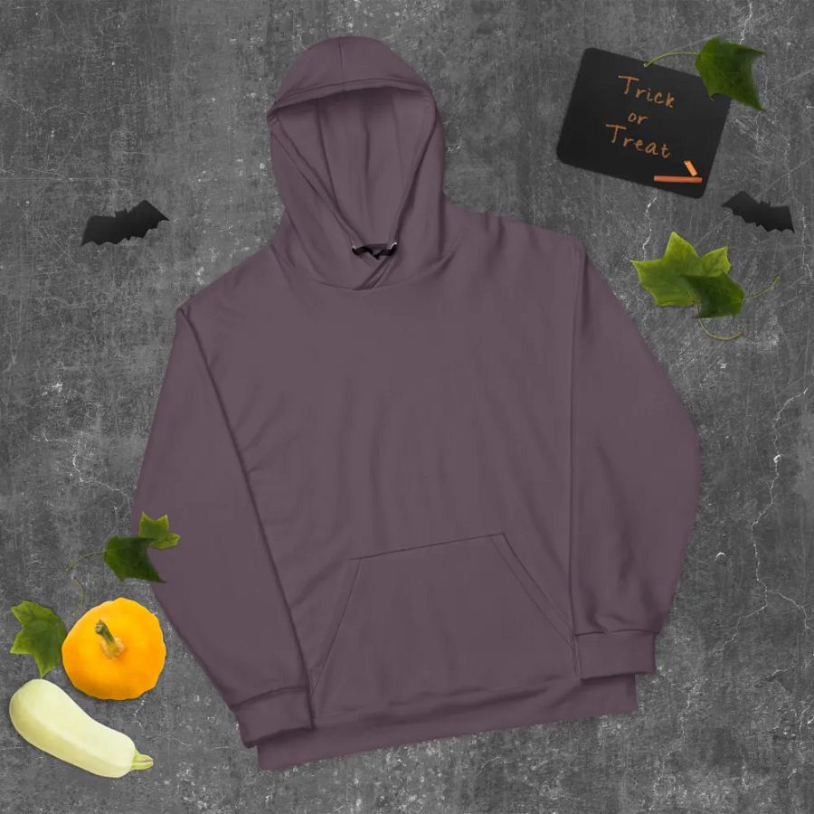 Plain Mauve Soft Summer Unisex Recycled Polyester Heavyweight Premium Hoodie by Treasure Pie product image (10)