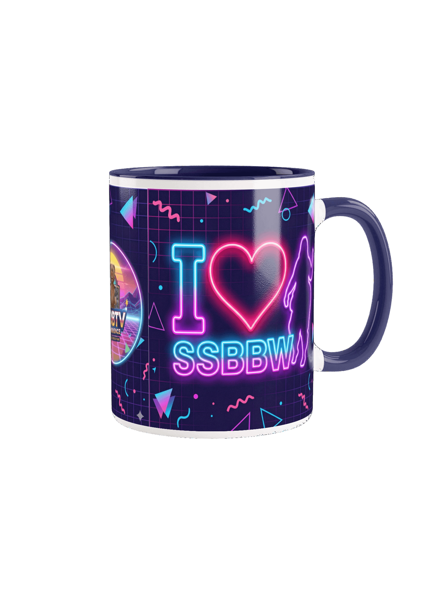 Neon I heart SSBBW BOB TV  Ceramic Mug product image (1)