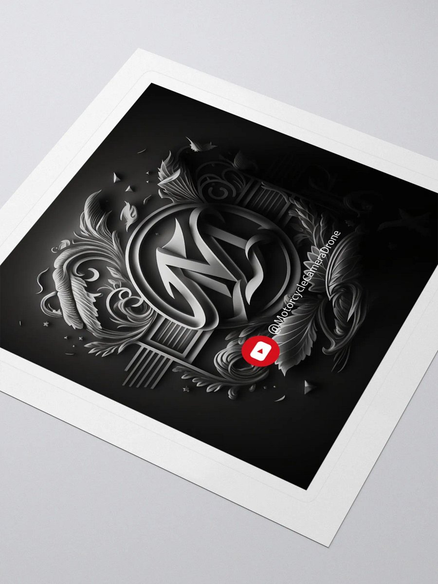 Ornate Monogram Kiss-Cut Stickers product image (3)