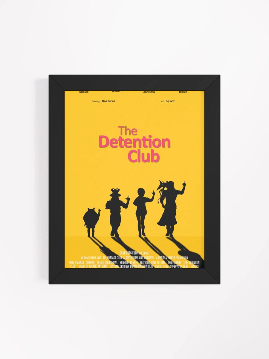 Detention Club: Framed Matte Poster product image (33)