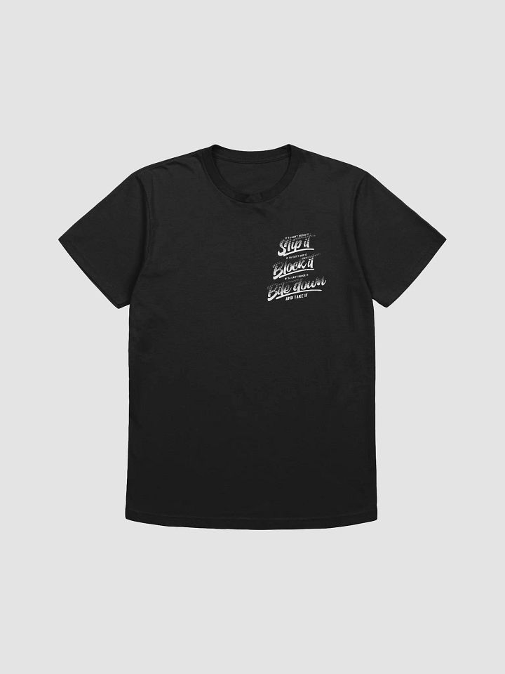 BITE DOWN TEE BLACK/WHITE product image (1)