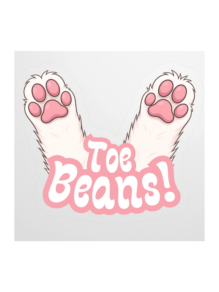 Small Toe Beans Sticker product image (1)
