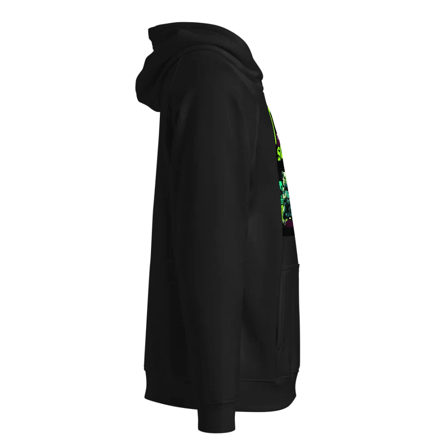 Ninja Squirrel Eco Raglan Hoodie PREMIUM product image (3)