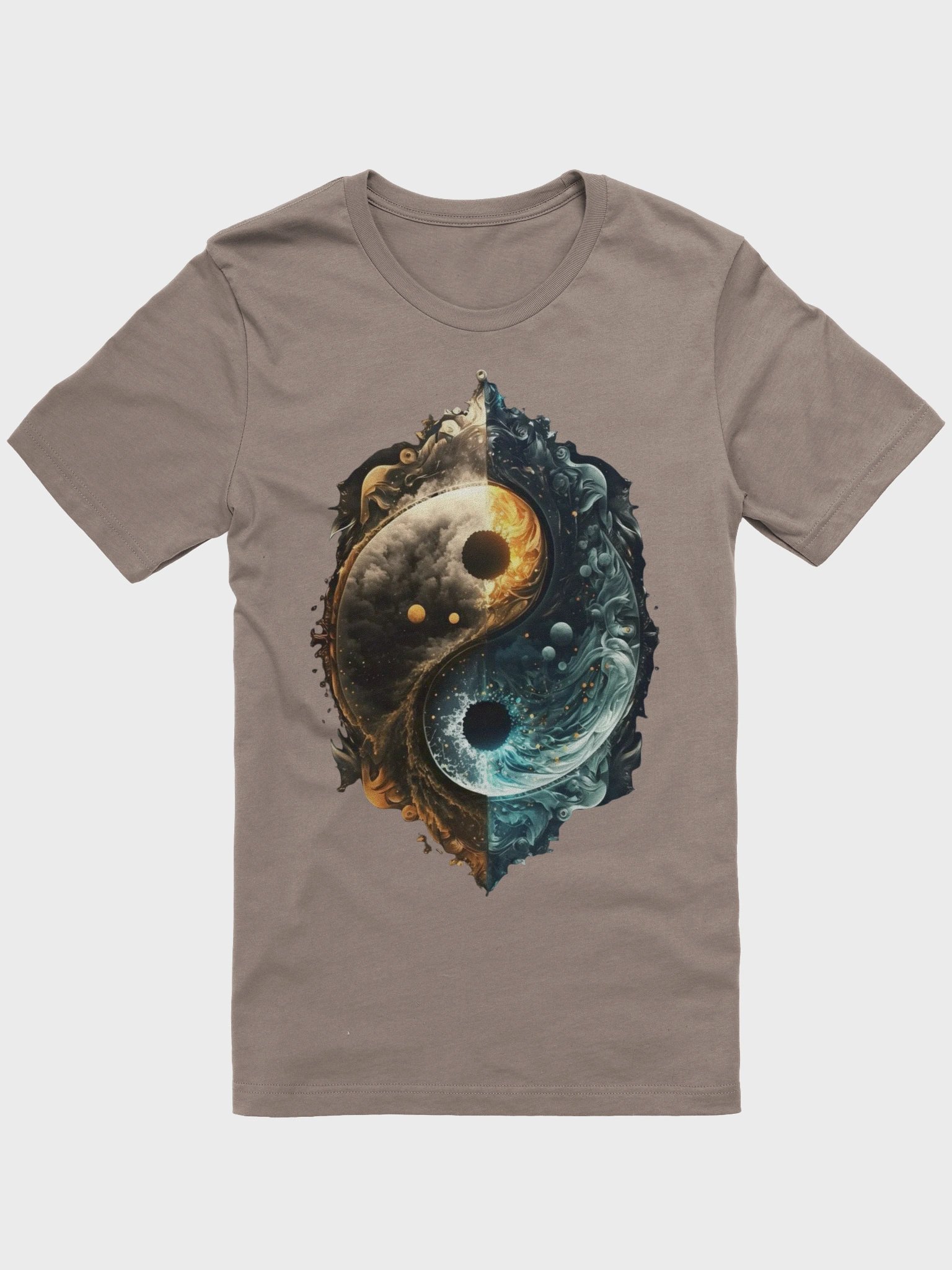 Cosmic Harmony Yin-Yang T-Shirt product image (1)