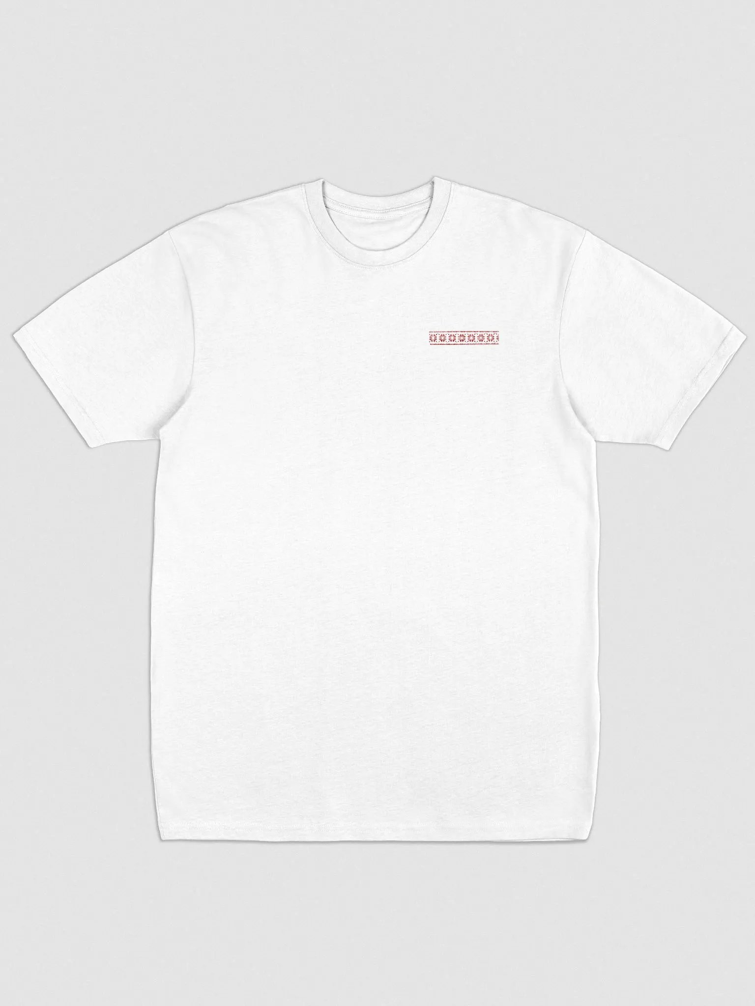 Red Tatreez Embroidered Unisex T-shirt product image (3)