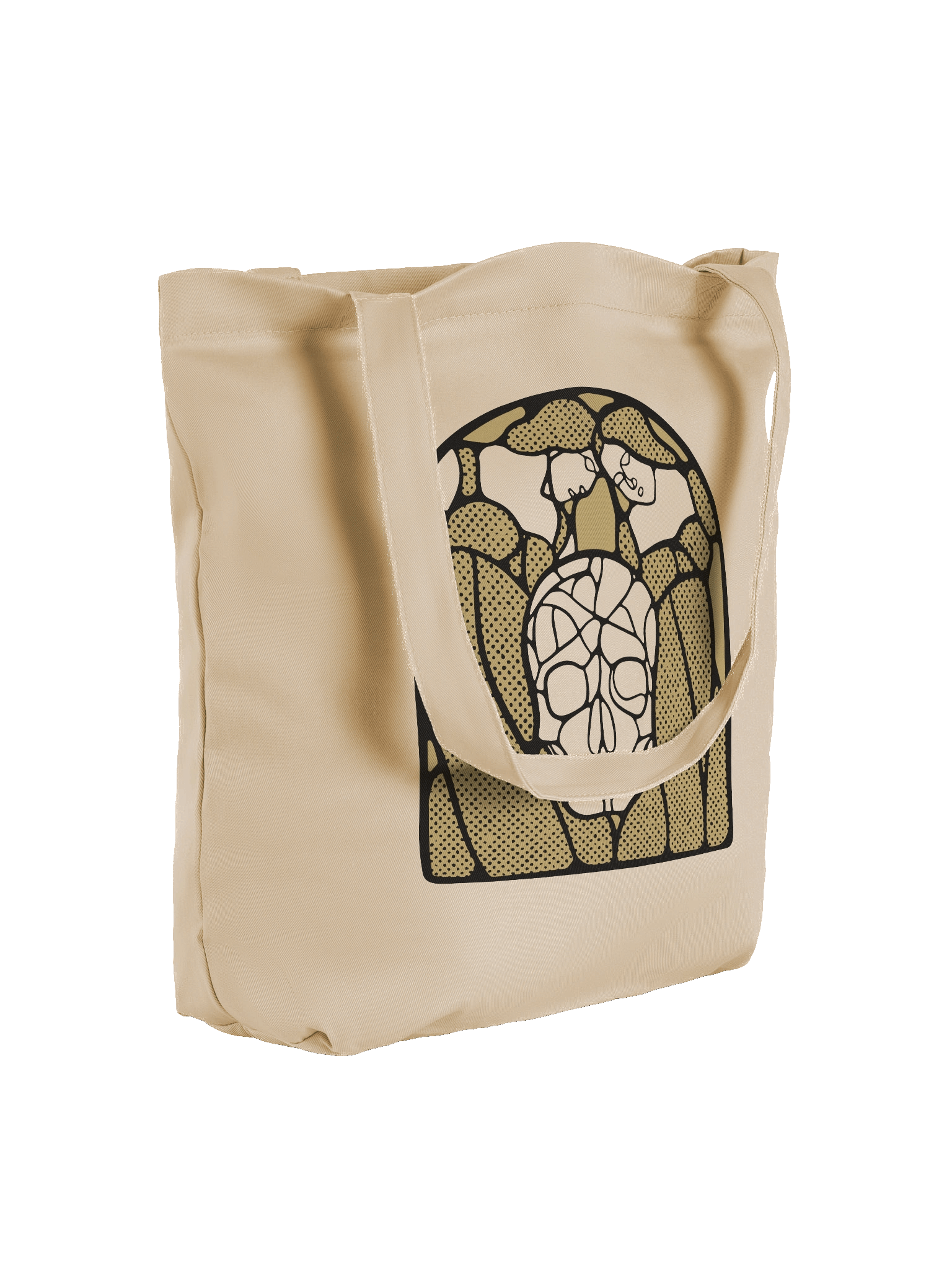 Stained Glass Skull Tote - Oyster product image (3)