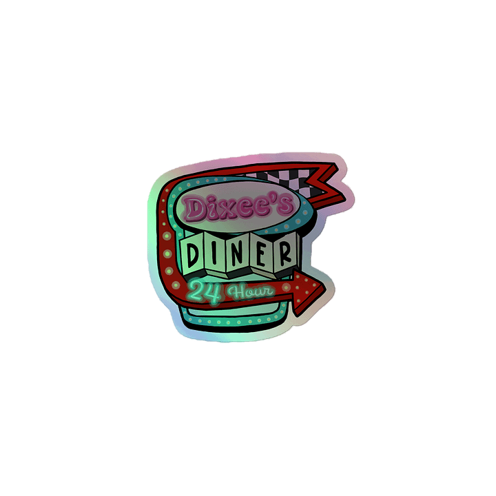 Dixee's Diner Holo Sticker product image (1)