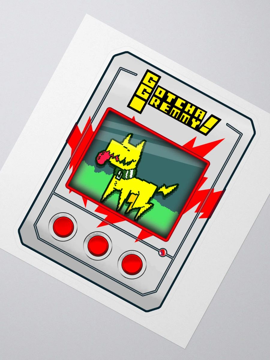Gotcha Gremmy! [White/Red] - Sticker product image (2)