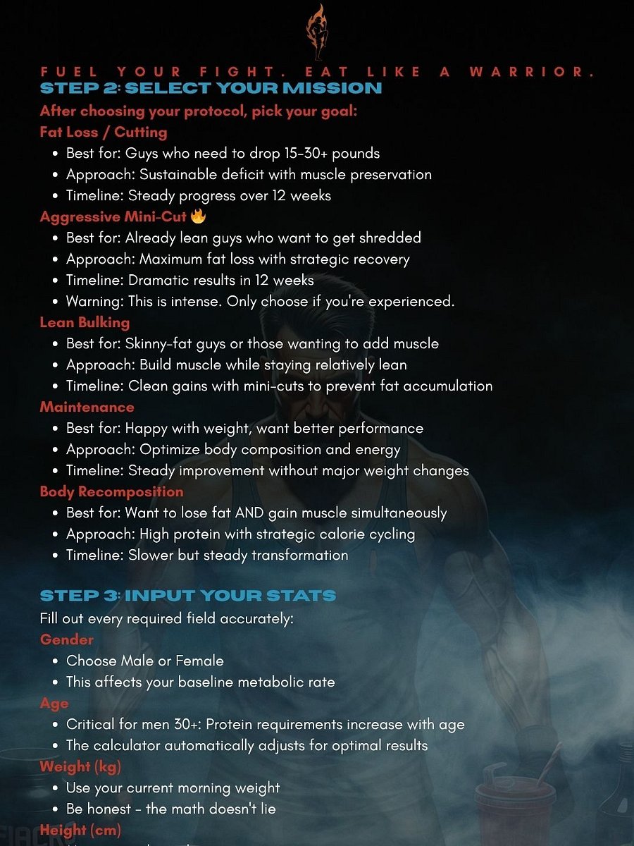 FitFight Fusion 12-Week Mini Cut Calculator product image (4)
