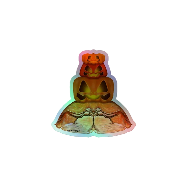 pumpkin crab sticker product image (1)