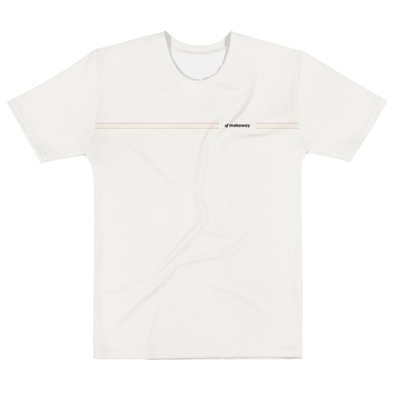 Elevate Tee: White product image (1)