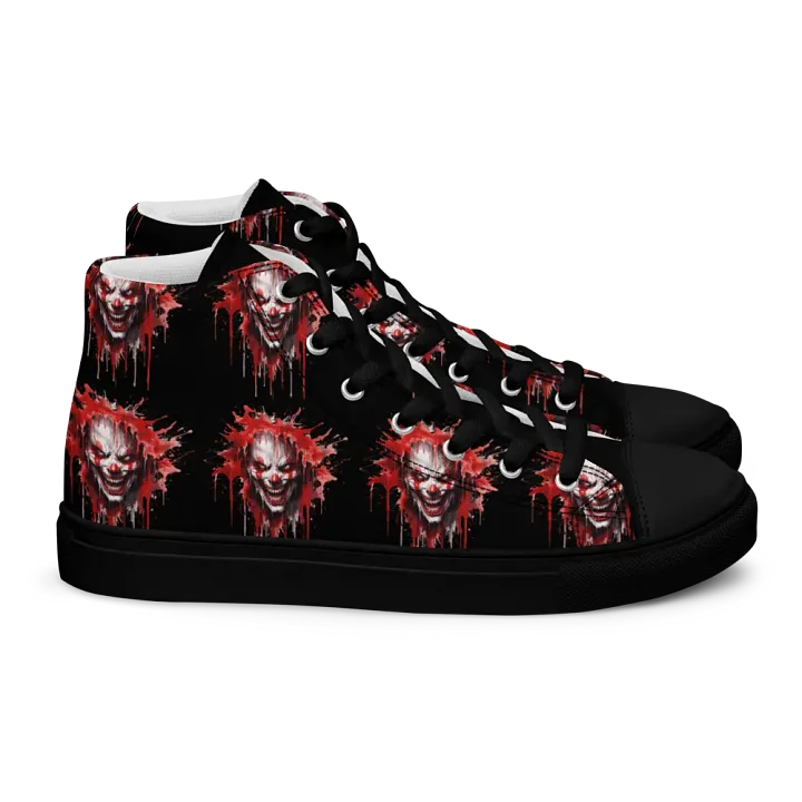 Sinister Clown Scream Men's High Tops product image (2)
