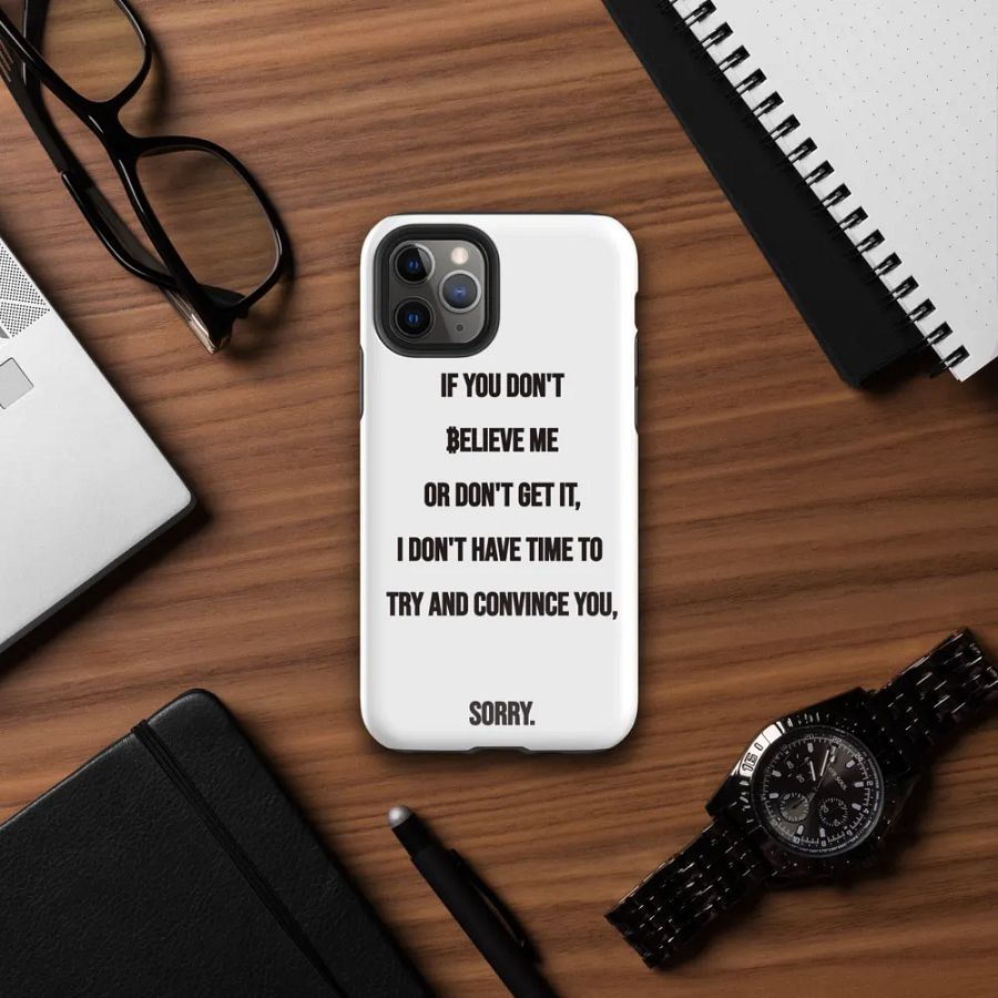 SATOSHI Quote - iPhone Tough Case product image (7)