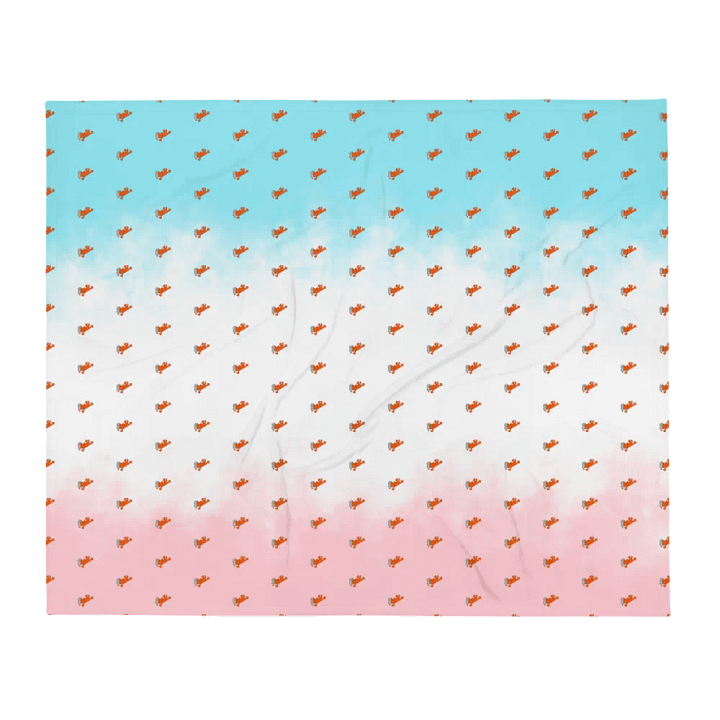 Trans Pride Smoke Puppy Blanket product image (1)