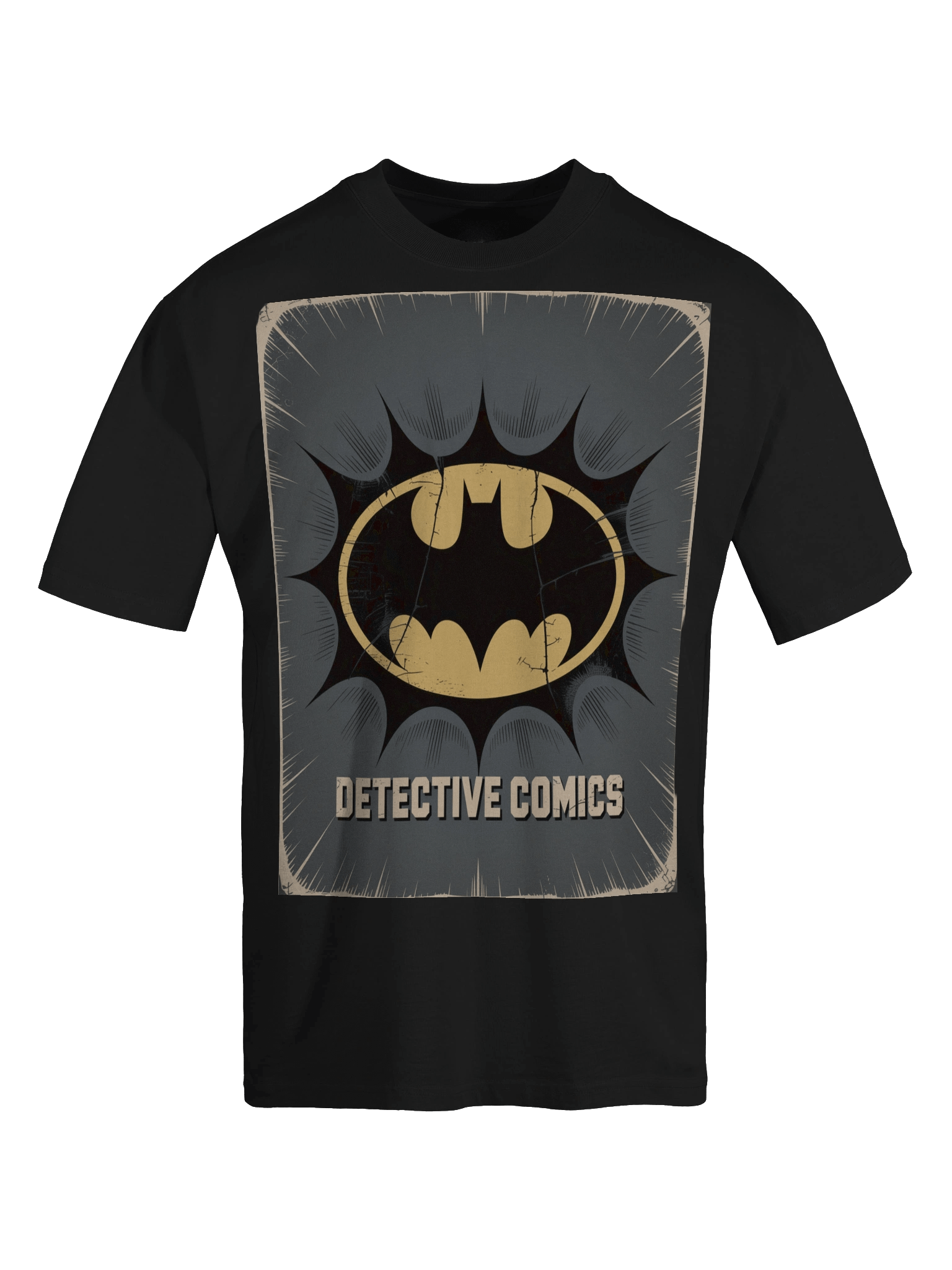 Retro Beacon: Detective Comics Batman Oversized Faded T-Shirt product image (1)