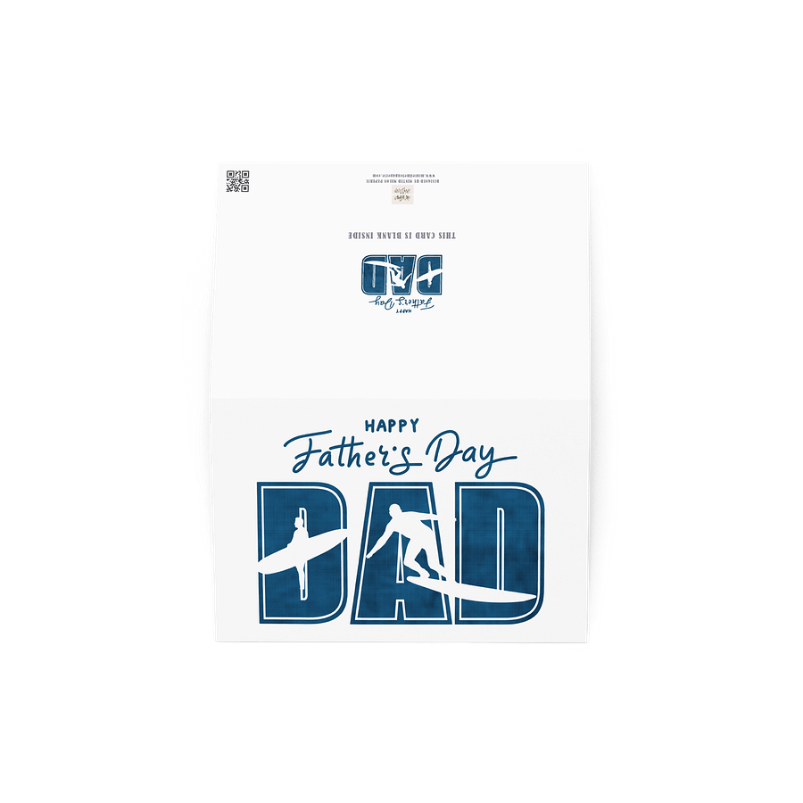 Surfing Dad Father's Day Card product image (4)