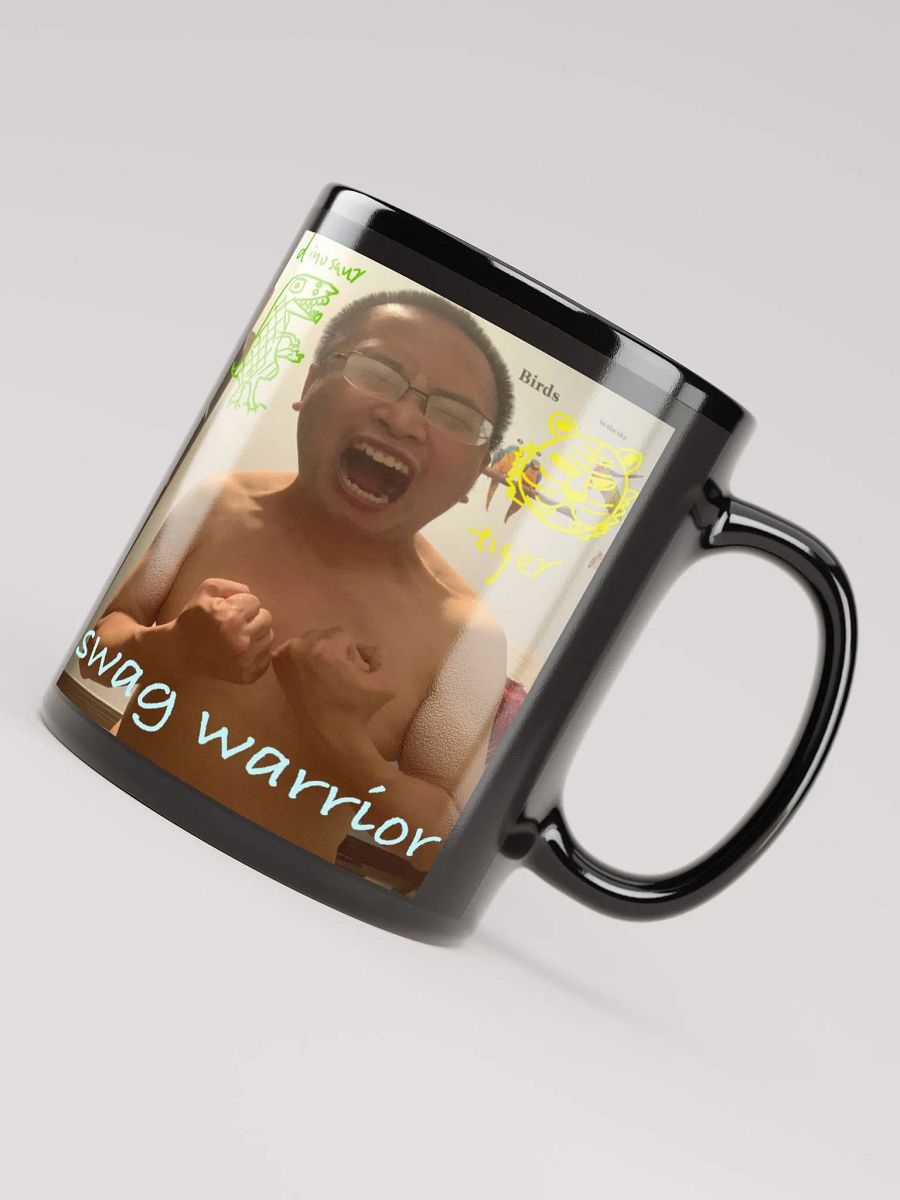 Black Glossy Mug: swag warrior 2.0 product image (7)