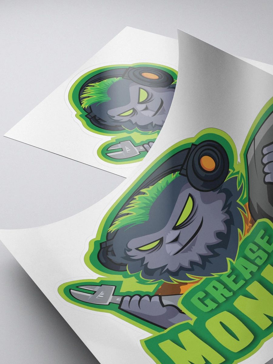 Grease Monkey Logo Sticker product image (4)