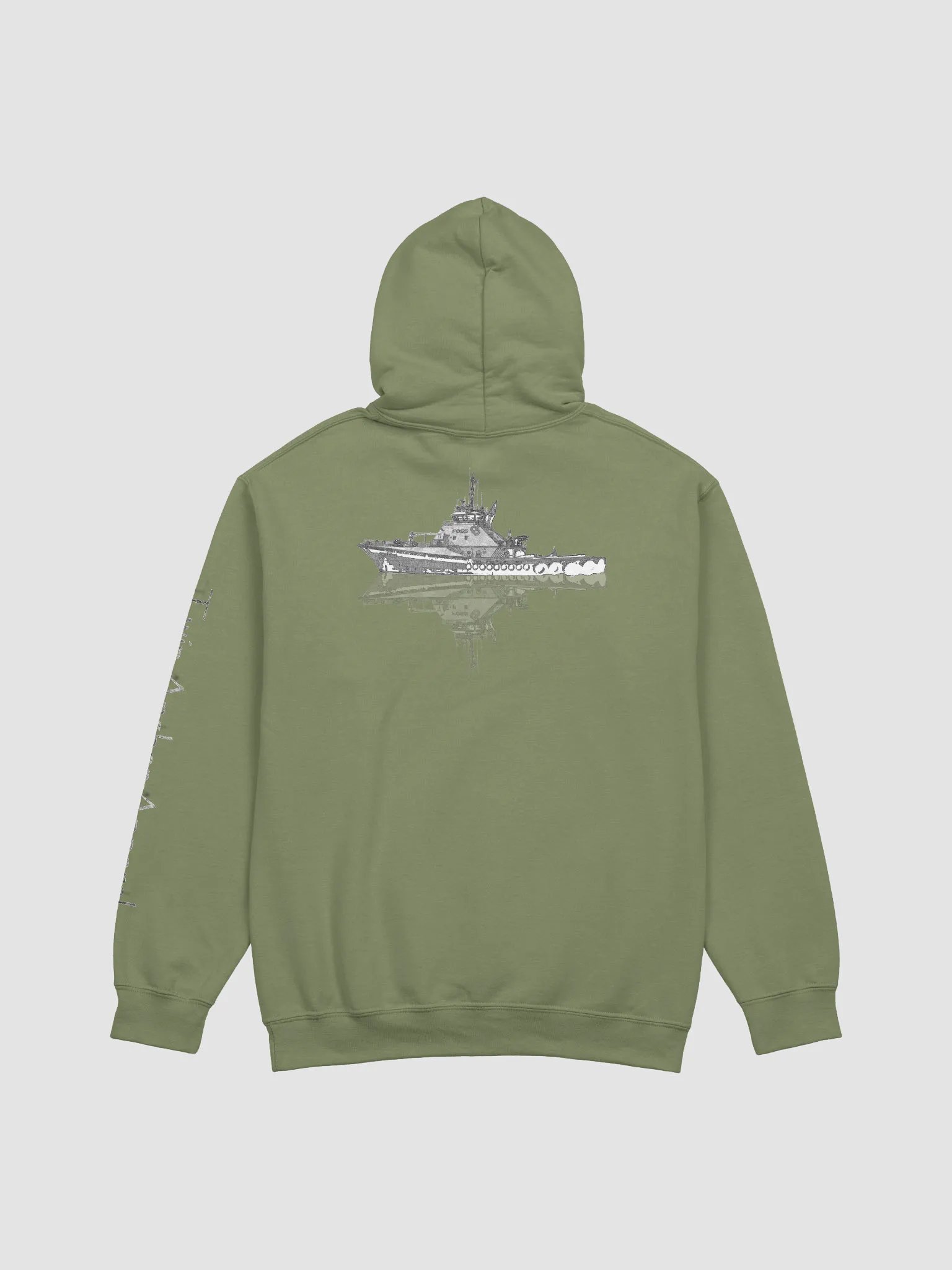 Tug Garth Foss and reflection- sleeve Twin Anchor product image (3)