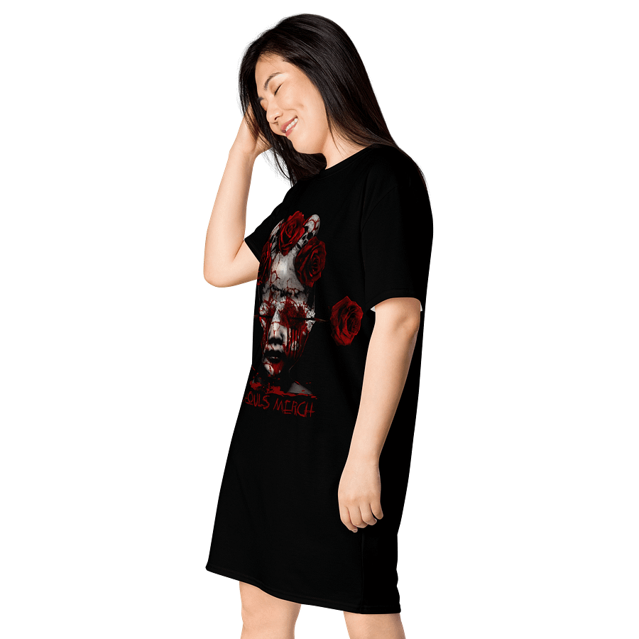 Blood Rose Macabre T-Shirt Dress product image (3)