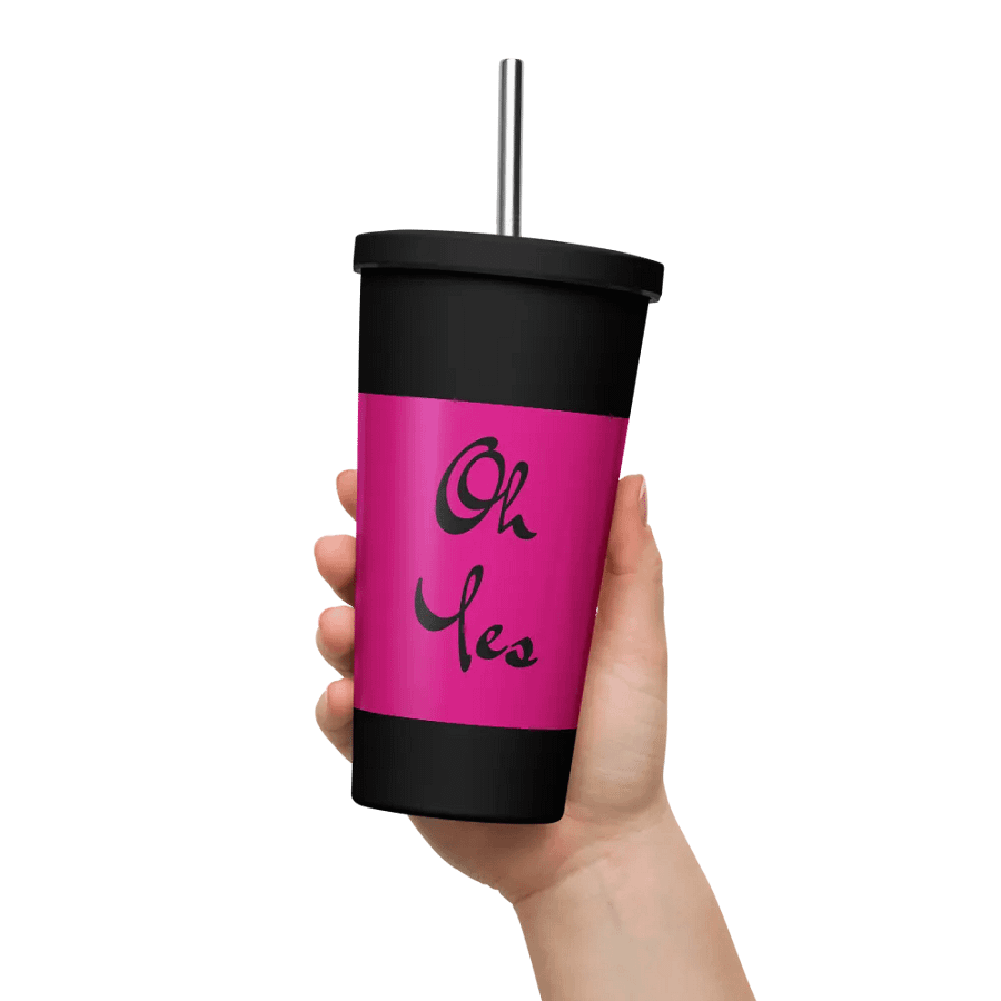 Insulated Tumbler with a Straw (oh yes) product image (11)