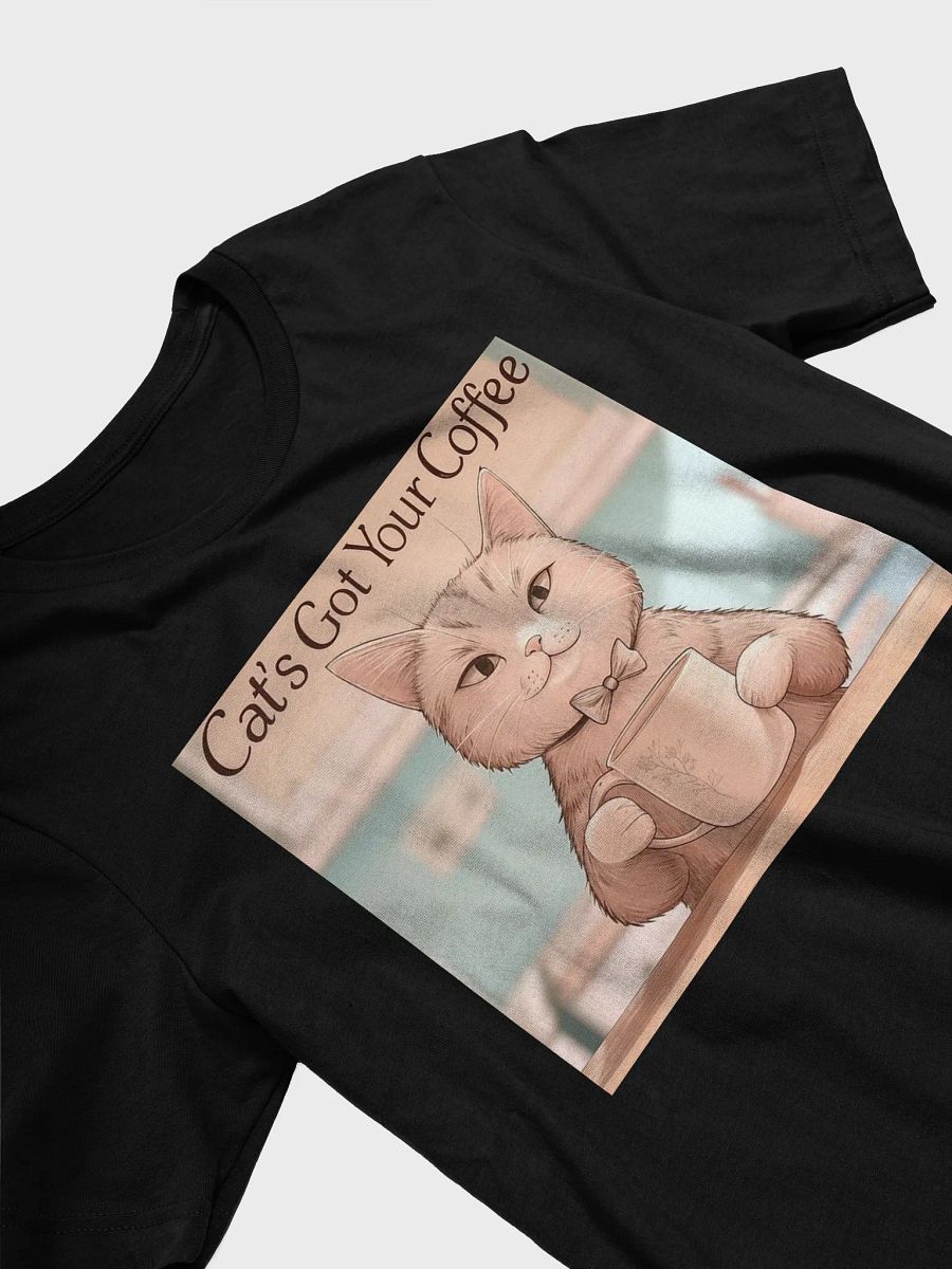 Cat Coffee Charm T-Shirt product image (10)