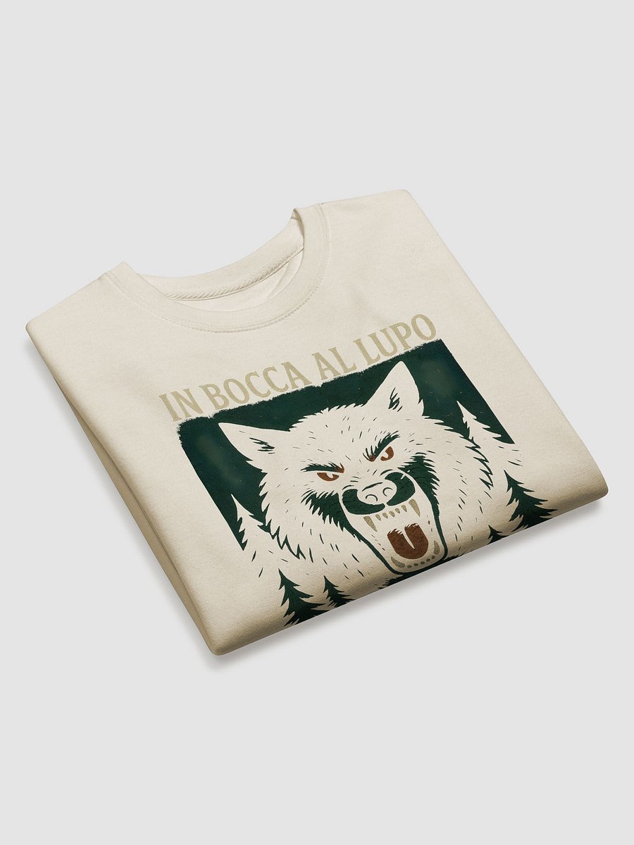 Il bocca al lupo sweatshirt by dark alphabet product image (13)