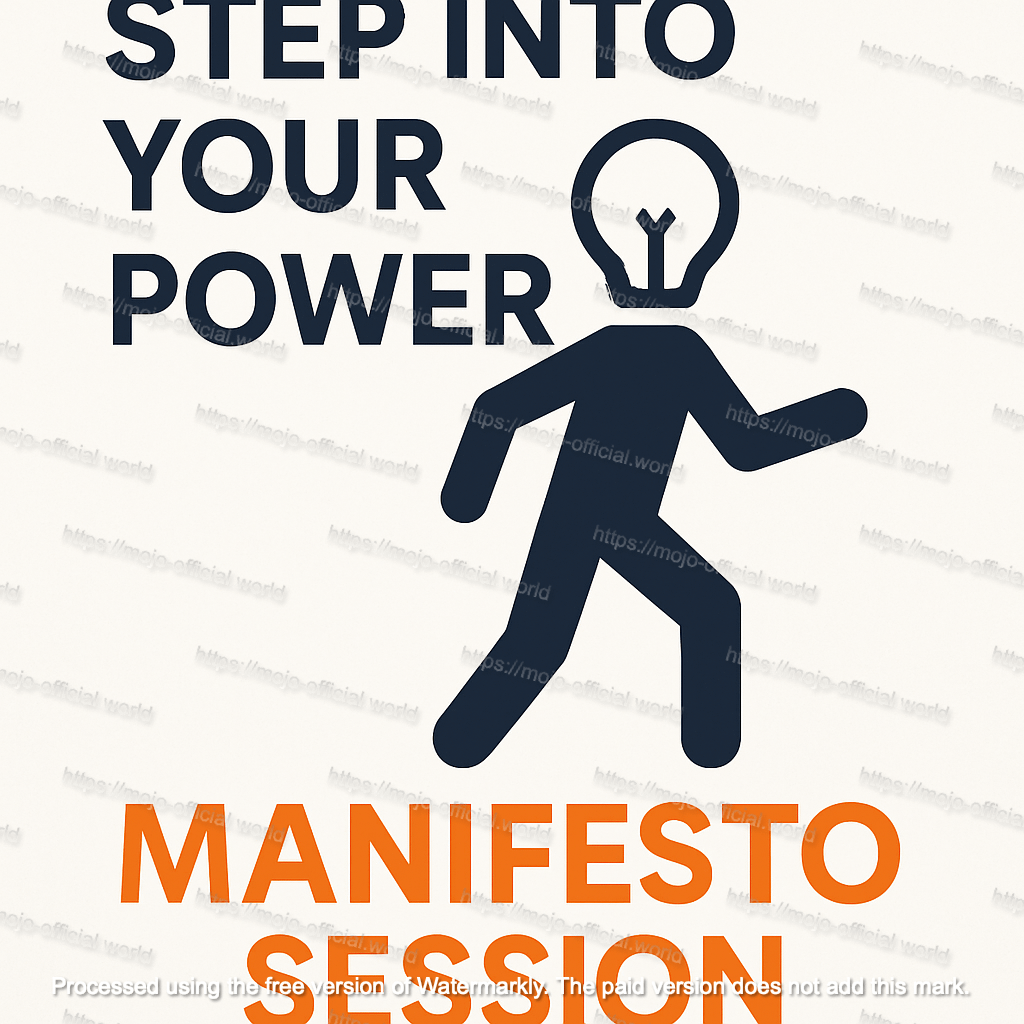 MOJOEnt804 - MOJO Manifesto Session product image (2)