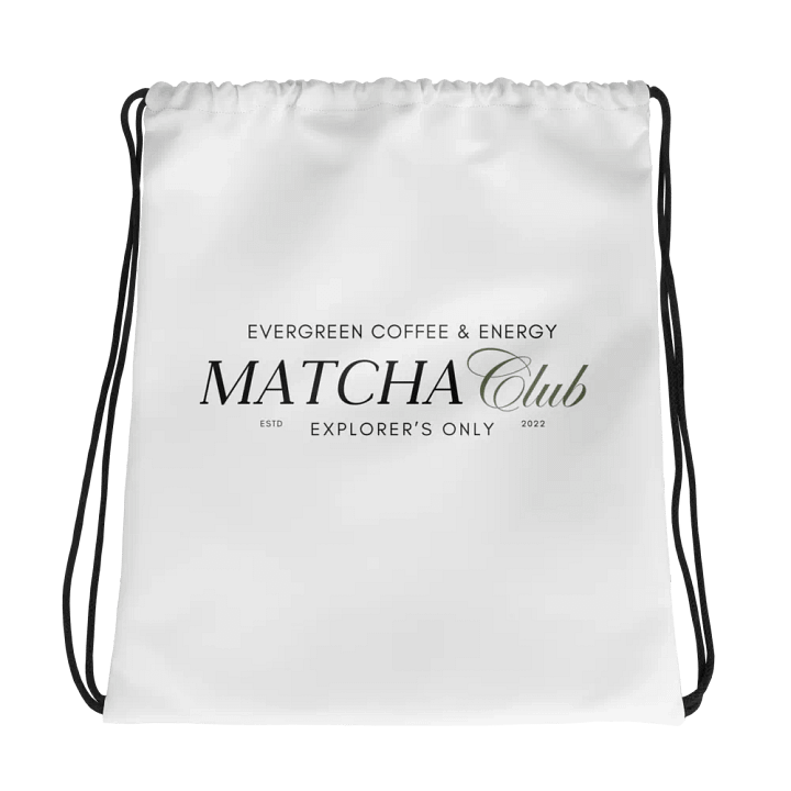 Sip Society | Matcha Club Drawstring Bag product image (1)