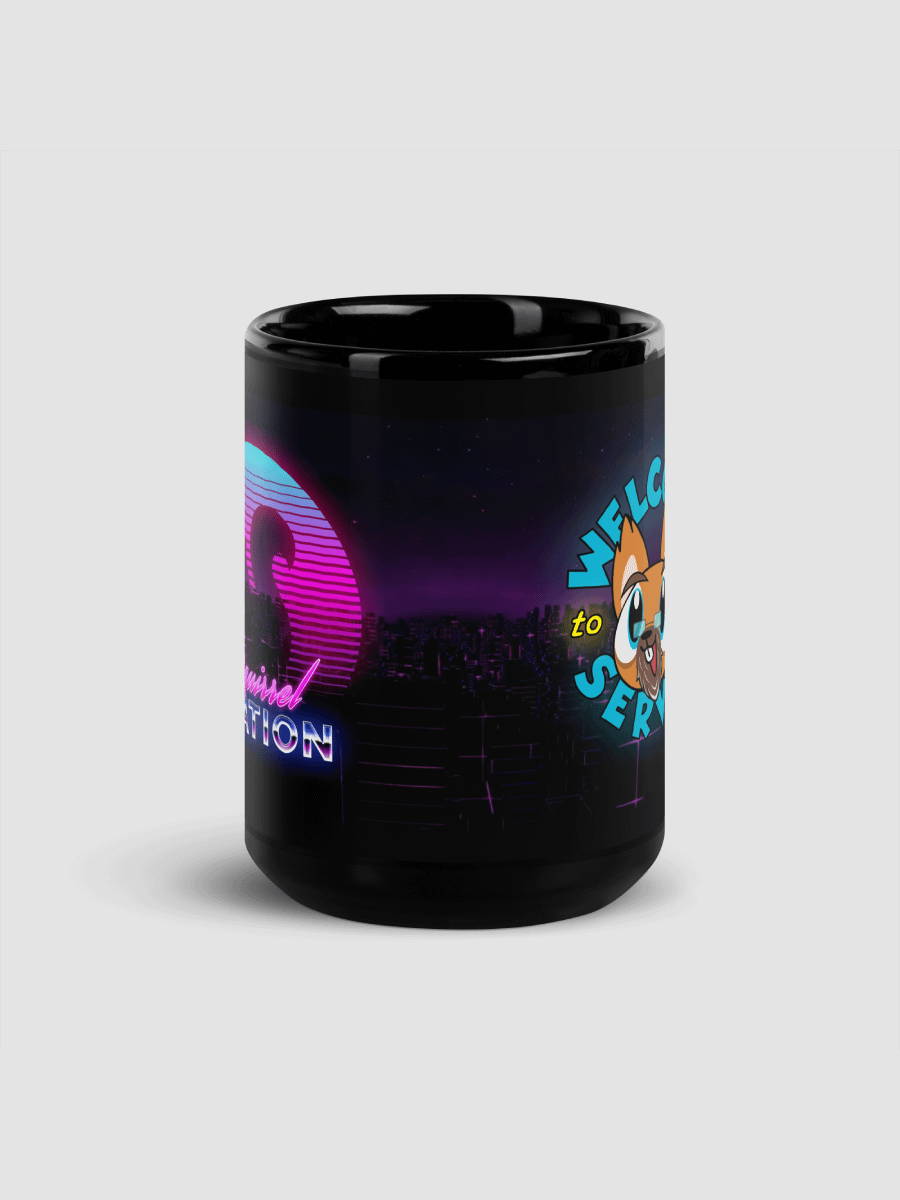 Welcome to the Server Black 15 oz Glossy Mug product image (1)