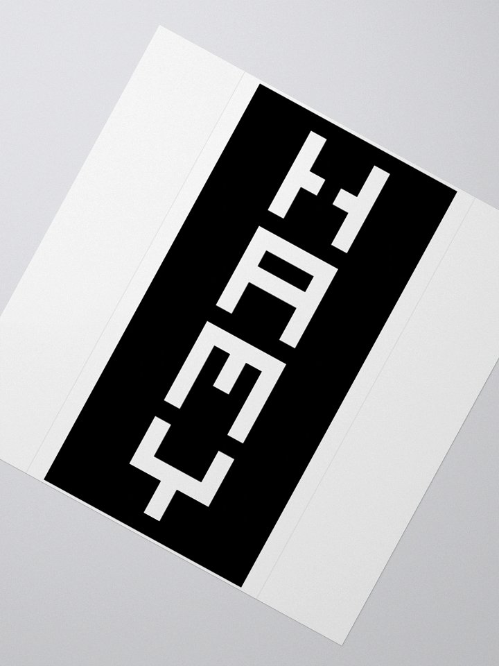 HAMY Sticker - Vertical, Black product image (2)