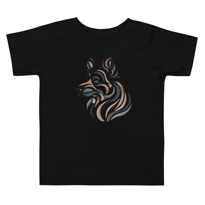 Toddler German Shepherd Abstract Art Tee product image (2)