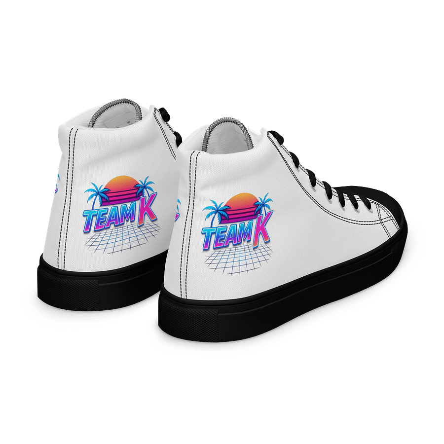 Team K 1980's Women's High Top Canvas Shoes product image (10)