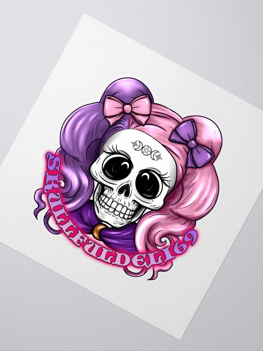 Moonlit Skull Kiss Cut Stickers product image (4)