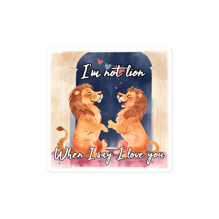 I'm Not Lion Magnet product image (2)