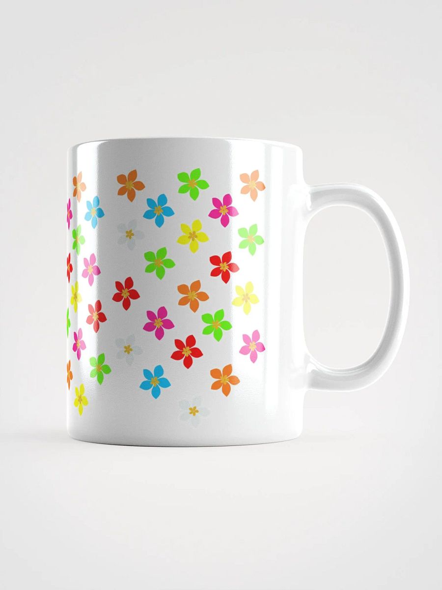 Colorful Flower Petals White Mug product image (9)