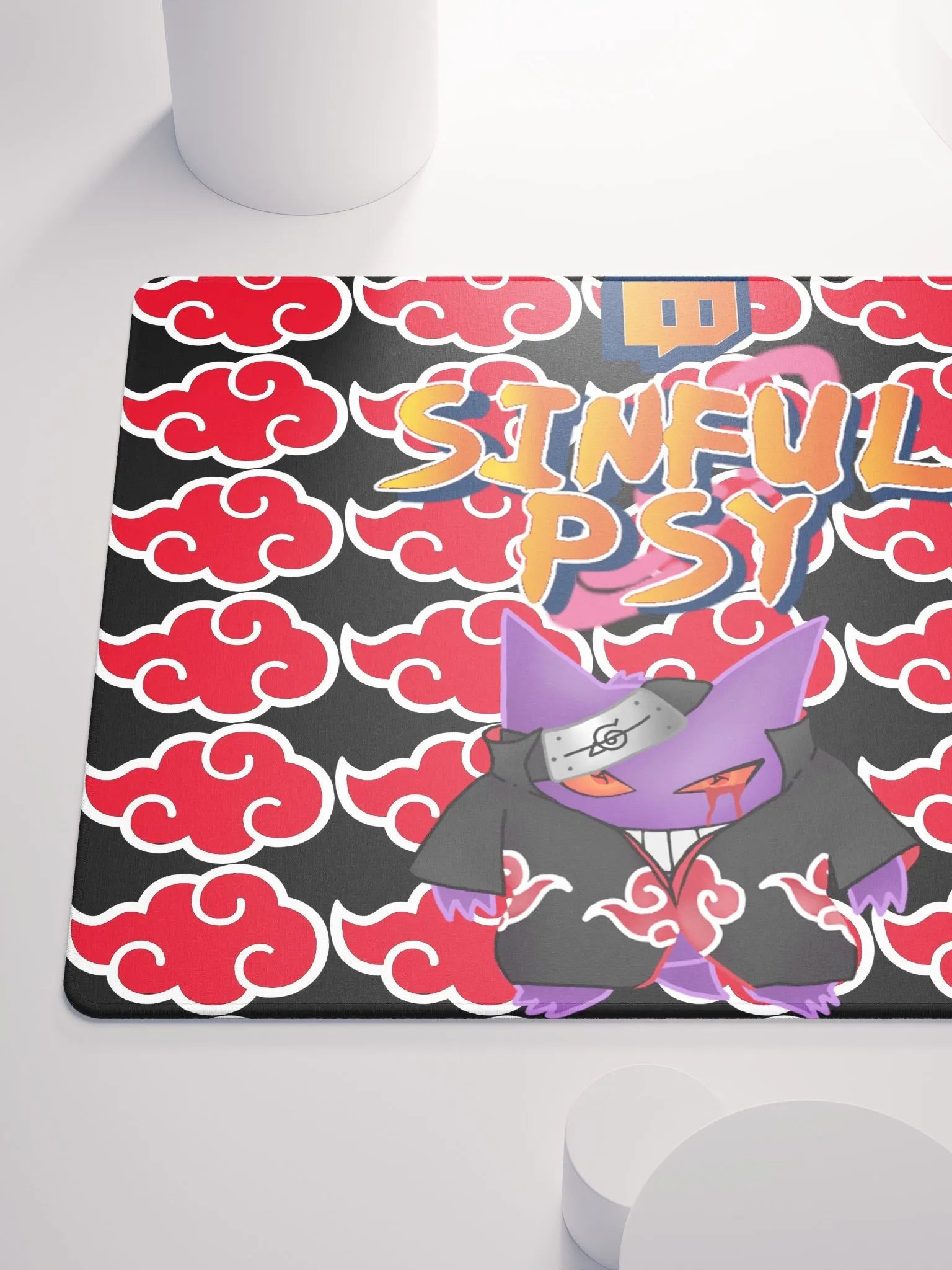 Akatsuki SinfulPsyTTV Logo Gaming Mouse Pad product image (6)
