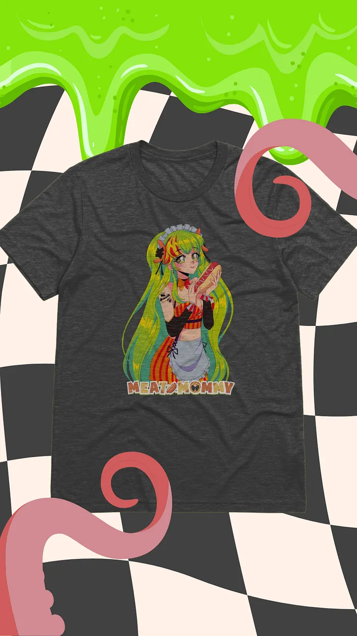 Retro Wholesome Meat Mommy Triblend Shirt product image (1)