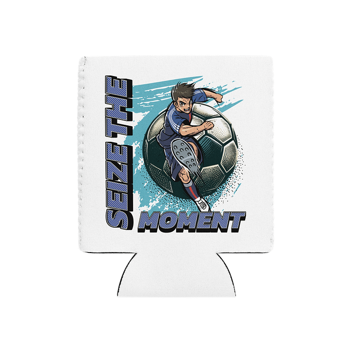 Seize The Moment Soccer Dynamic Can Cooler product image (2)