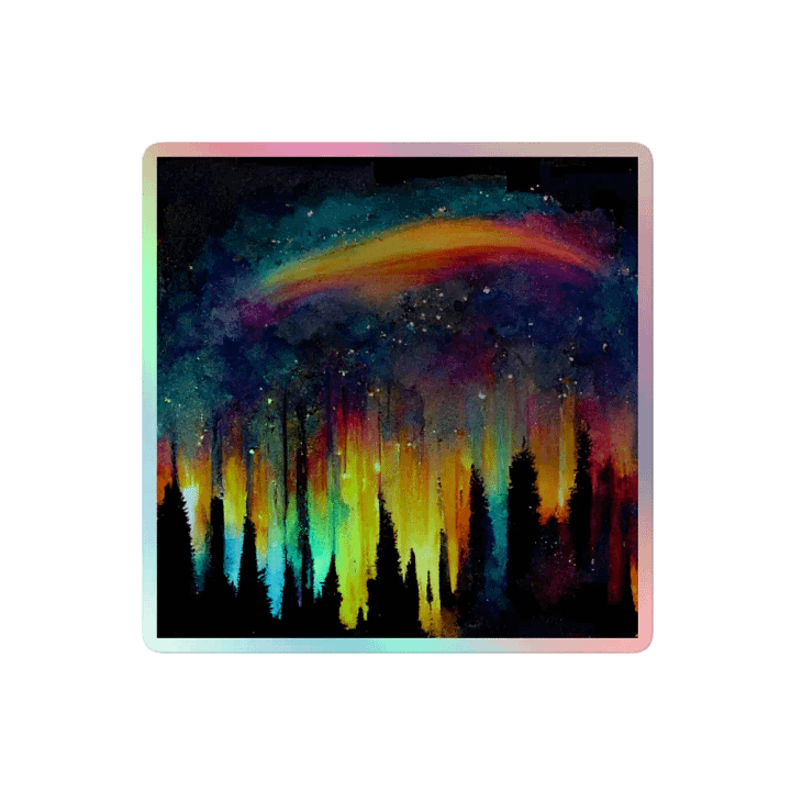 Holographic 3D Sticker Delight product image (2)