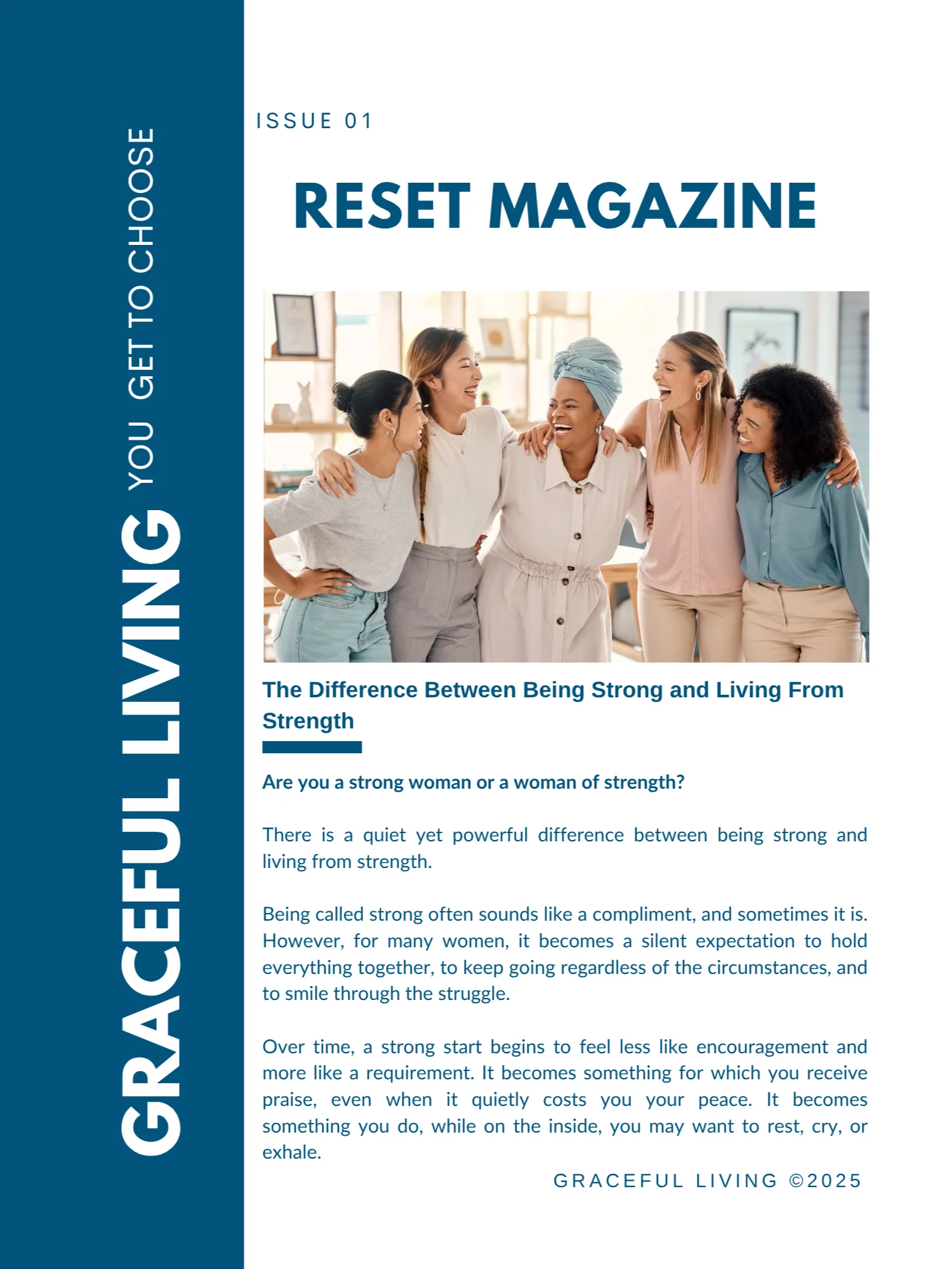 Graceful Living Magazine Issue 1: Strong vs. Strength product image (2)