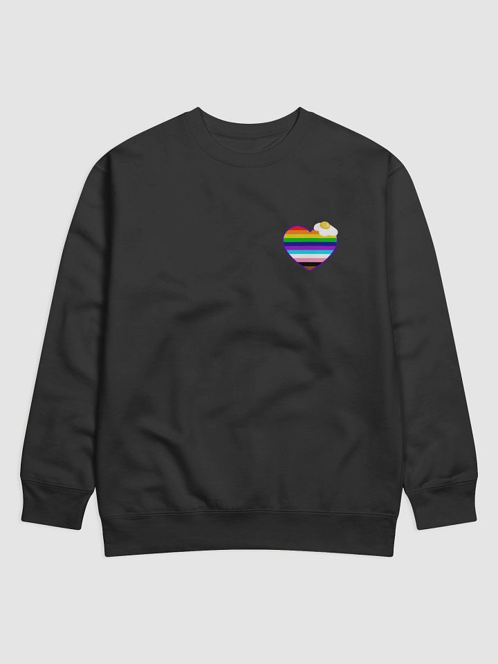 Veekay PRIDE Heart Egg Drop - Unisex Sweater product image (1)