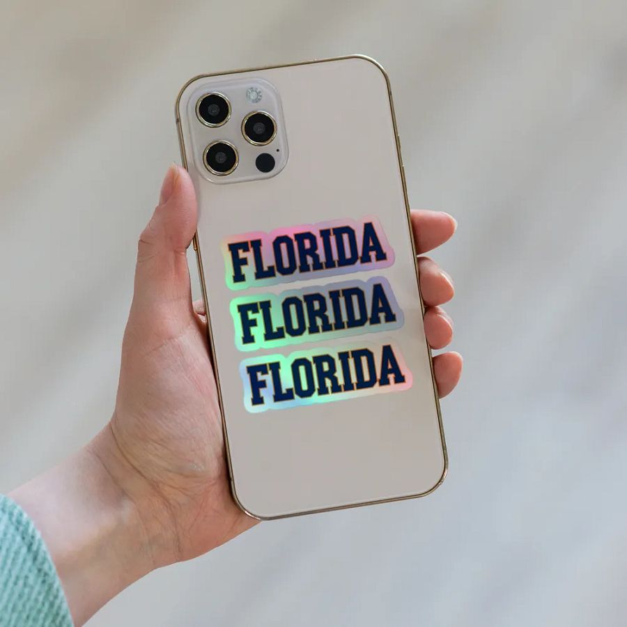 3 Florida Bold Holographic Sticker Set product image (2)